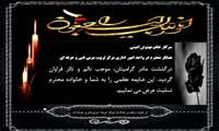 رحلت مادر خانم مهوش امینی همکار محترم در واحد اداری مرکز تربیت مربی فنی و حرفه ای
